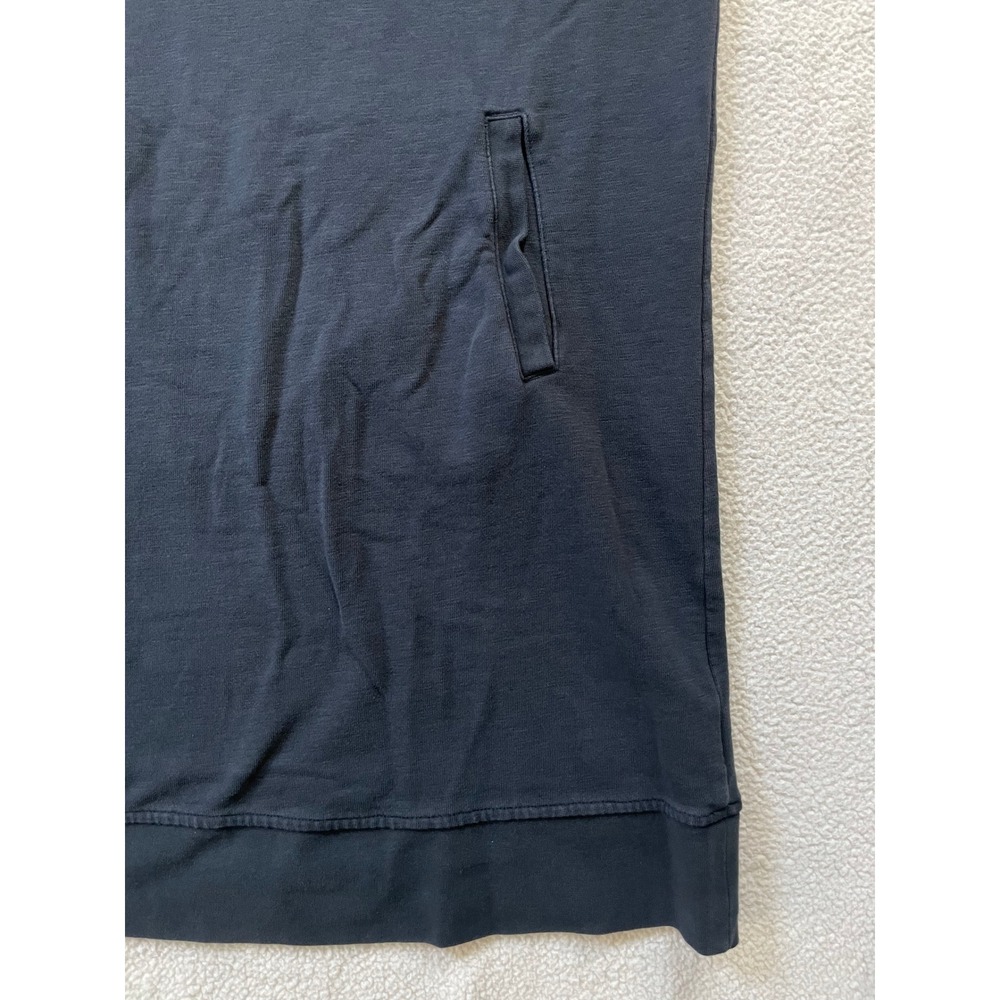 Toad&Co Womens Small Hoodie Dress Navy Long Sleeve Pockets Pullover Mini Boho - Picture 10 of 16